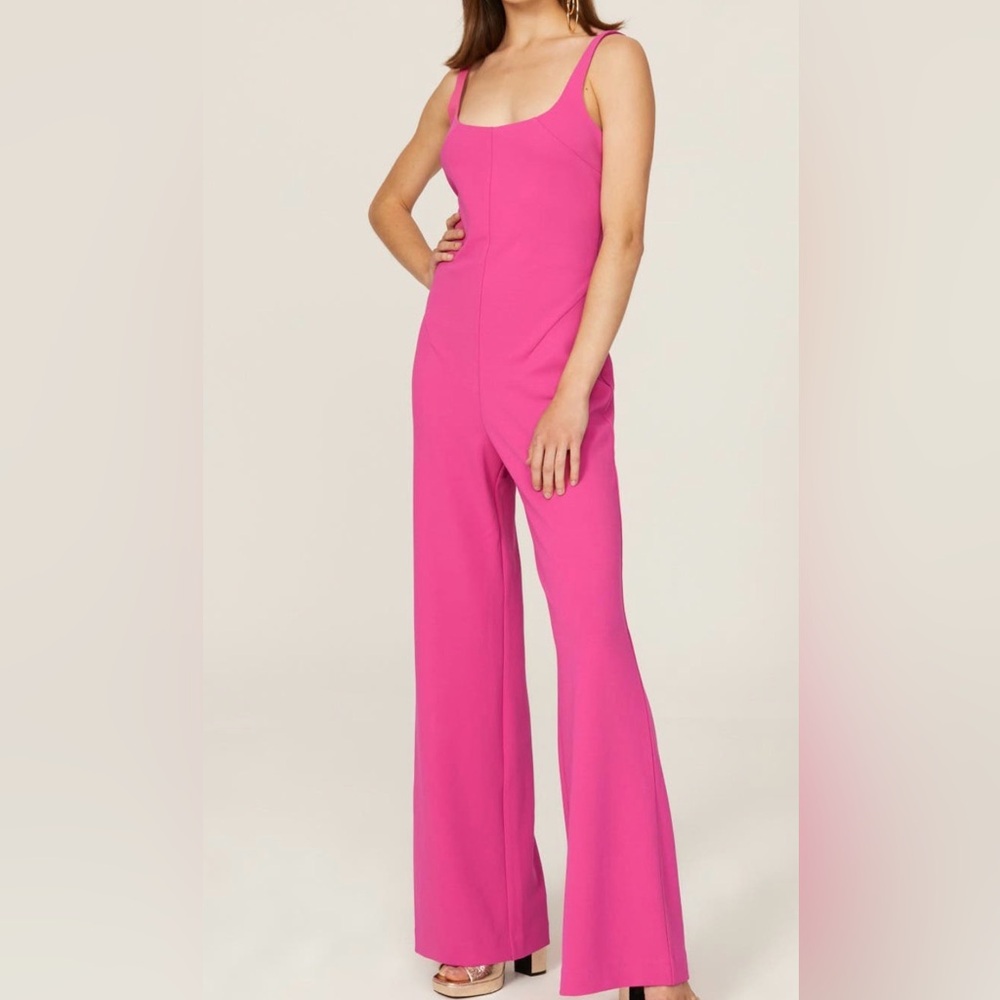 Chic Sleeveless Pink Jumpsuit